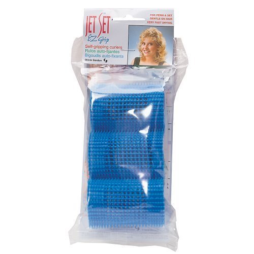 Jet Set EZ Grip Curlers Blue