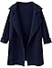 SheIn Women's Long Sleeve Cardigan Lapel Open Front Sweater