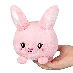 Squishable / Snugglemi Snackers Fluffy Bunny - Pink