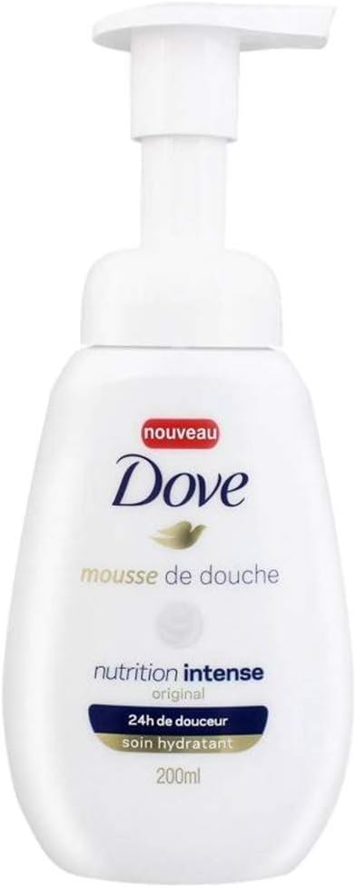 Dove Douche Dove Intense Nourishing Shower Foam Original With Pump 200ml (Pack of 3 bottles) 1