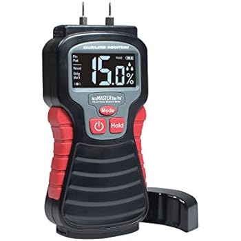 Calculated Industries 7445 AccuMASTER Duo Pro Pin & Pinless Moisture Meter Detects Hidden Leaks and Moisture | Combo Non-invasive Pad + Pin Sensors | for Restoration Contractors, Woodworkers, DIYs