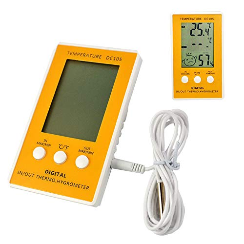 STARmoon Indoor Outdoor Use Thermometer Hygrometer Weather Station Household Digital Display Temperature Humidity Meter