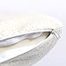 Cheer Collection Natural Latex Pillow Eco-Friendly Ventilated Foam Pillow with Washable Bamboo Cover
