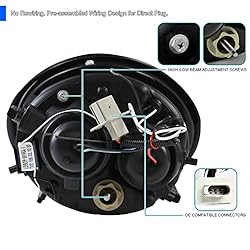 Spec-D Tuning Angeleyes Projector Headlights Black