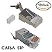 Electriduct CAT6A STP RJ45 Shielded Modular Plug - 10 Pieces