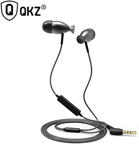 QRMH Metal Headphones Fever in-Ear Headphones DIY Headphones Subwoofer Cellphone Earphones with Wheat Bass Headphones