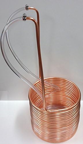 50' Copper Immersion Chiller With Vinyl Hose (3/8 inch Tubing)