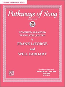 Pathways Of Song, Vol 4: Low Voice, Book & Cd (Pathways Of Song Series) (9780739095799)