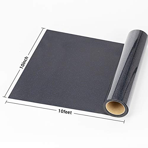 5 JANDJPACKAGING+Black+Glitter+Transfer+Vinyl