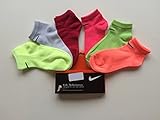 Nike Girls 6 Pairs/Pack Low Cut Socks 6-7/13C-3Y, Assorted Colors