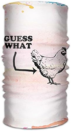 16 Ways To Wear Headwear Guess What-Chicken Butt Versatile Outdoors & Daily Headwear Including Headband,Neck Gaiter,Bandana