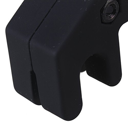 image for Yibuy 55x25x17mm Black Rubber Violin Viola Practice Mute