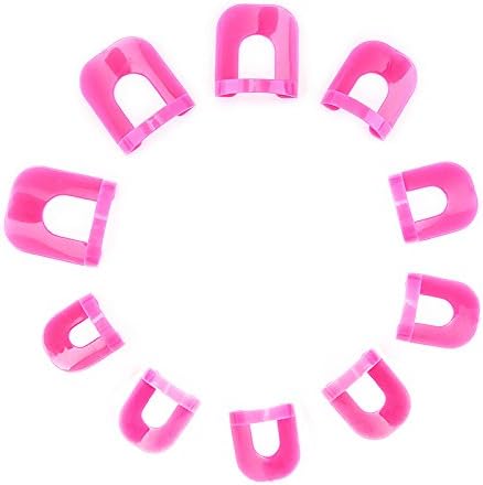 AoGV Reusable Nail Art Stencils with French Tip Guides Stickers for ALL SIZE hands