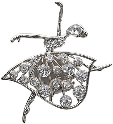 Gelaiken Perfume Air Freshener Diffuser Ballerina Air Outlet Fragrant for Car(Silver)
