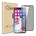 Privacy Screen Protector for iPhone XS iPhone X, [1-Pack] Full Coverage Anti-Spy Anti-Scratch Tempered Glass Film Shield for Apple iPhone XS/ X 5.8 inches (black)