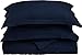 Clara Clark Premier 1800 Series 3-Piece Duvet Cover, Queen, Navy Blue