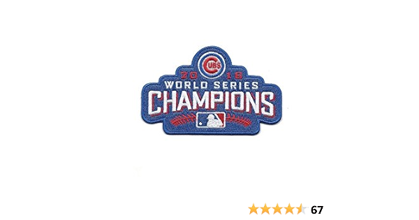 cubs world series jersey patch