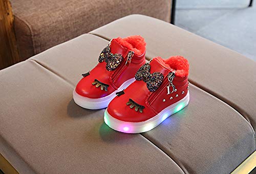 Running Shoes Native Shoes Toddler Light Up Shoes Light Up Kids Shoes Boat Shoes,Shoes Yellow Wrestling Shoes Youth Toddler Water Shoes Basketball Shoes❤Red❤❤Age:5.5-6Years❤US:10