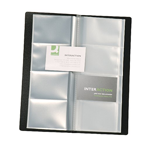 Rexel Nyrex Business Card Pockets For 20 Cards A4 Clear 10 Pack Amazon Fice Products