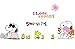 Fangeplus(TM) DIY Removable Lovely Snoopy PVC Art Mural Vinyl Waterproof Wall Stickers Kids Room Decor Nursery Decal Sticker Wallpaper 27.5''x19.6''