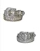 Lots of Rhinestones - Western Belt for Women Eliebelts,Large up to 38,black