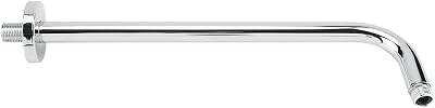 Garosa Stainless Steel Shower Arm 43cm Chrome Plated G1/2 Extension Pipe