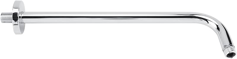 Garosa Stainless Steel Shower Arm 43cm Chrome Plated G1/2 Extension Pipe