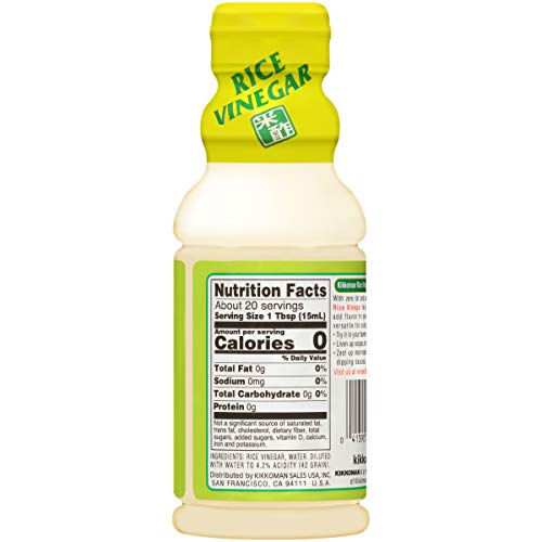 KIKKOMAN RICE VINEGAR, 10 FLUID OUNCE