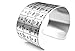 Neurons Not Included Periodic Table of Elements Cuff - Aluminum Wide Bracelet