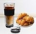 Tupkee Double Wall All Glass Tumbler - 14-Ounce, Reusable Insulated Tea/Coffee Mug & Lid, Hand Blown Glass Travel Mug - Black - 2 Pack
