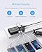 BESTEK 250W Travel Adapter 100-220V to 110V Universal Voltage Converter with 6A 4-Port USB Charging 3 AC Sockets and EU/UK/AU/US/India Worldwide Plug Adapter