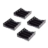 BCP 4pcs Plastic Li-ion DIY Battery Case Holder for