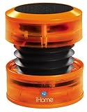 iHome Portable Speaker for MP3 Players (Orange Neon) (Discontinued by Manufacturer)