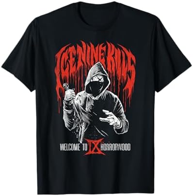 Amazon.com: Ice Nine Kills Ink Halloween Horrorwood T-Shirt