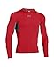 Under Armour Men's CoolSwitch Armour Long Sleeve Compression Shirt, Red /Reflective, Small