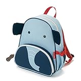 Skip Hop Zoo Little Kid and Toddler Backpack, Ages 2+, Multi Edi Elephant