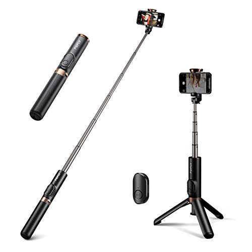 Fufly Bluetooth Selfie Stick Tripod Extendable Portable Selfie Stick Tripod with Detachable