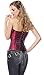 Charmian Women's Steampunk Retro Brocade Victorian Stripe Boned Bustier Corset