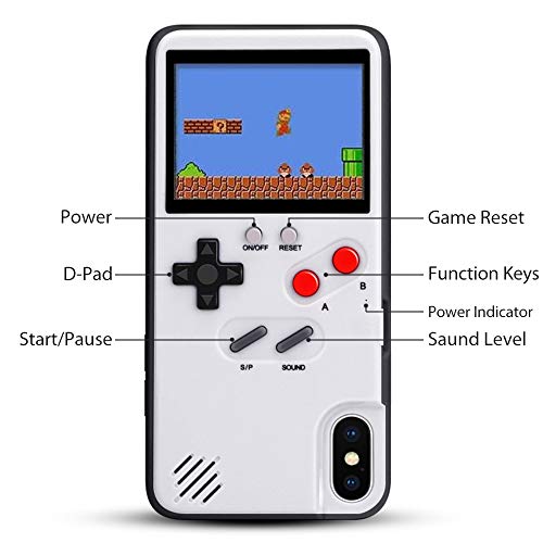 Gameboy Phone Case for iPhone, Handheld Retro Video Game Console Compatible with iPhone 11 Pro 11 X Xs 6 6s 7 8 Plus (iPhone 6/6s/7/8, 4.7")