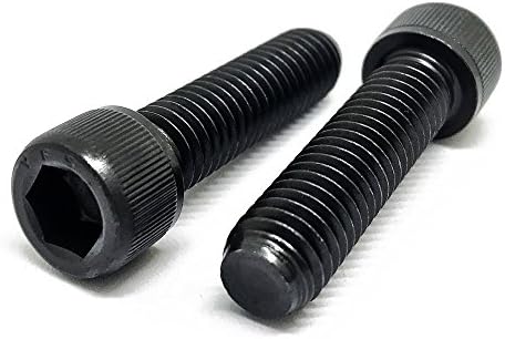 (30) M6-1.0 x 15 MM Metric Allen Socket Head Cap Screws Grade / Class 12.9 Alloy Bolts Black Oxide
