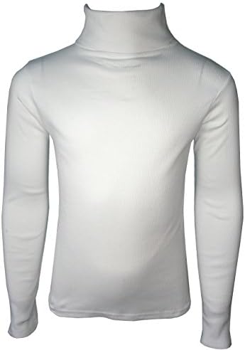 Girls Polo Neck Ribbed Jumper Babies Top Boys Turtle Roll Neck Kids Sweater 0-13