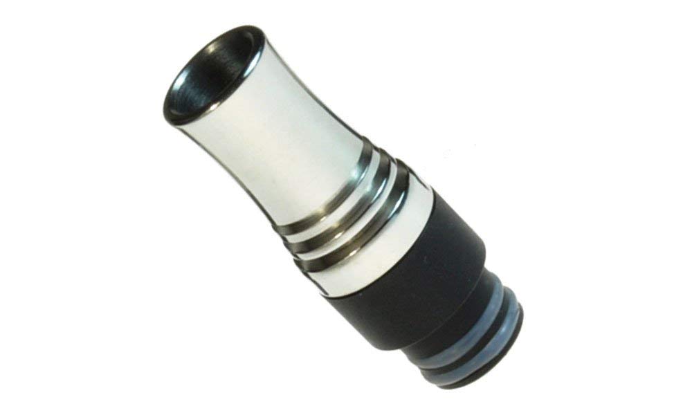 Armerah Anti Spit Back 510 Drip Tip eCig Mouthpiece Tall/Medium Stainless/POM Single