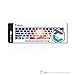 TOP CASE Galaxy Silicone Keyboard Cover Skin Compatible with MacBook 13
