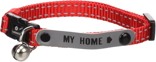 Flamingo Cat Collar Jaggo Red 20-34cm 10mm