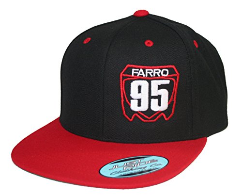 JUST RIDE Custom Personalized Motocross Number Hat Flat Bill Snapback Honda (RED/BLACK)