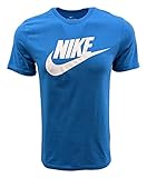 Nike Men's NSW Icon Futura T-Shirt, Pacific