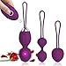 Kegel Exercise Weights - Kegel Balls Ben Wa Balls for Women Beginners & Advanced - Doctor Recommended Bladder Control & Pelvic Floor Exercises (Purple)