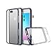 iPhone 8 Plus, iPhone 7 Plus Premium Modular Slim Case [RhinoShield Mod] Shock Absorbent Heavy Duty Protective Cover - Compatible w/ Wireless Charging & Lenses - Dark Blue Bumper w/ Clear Back
