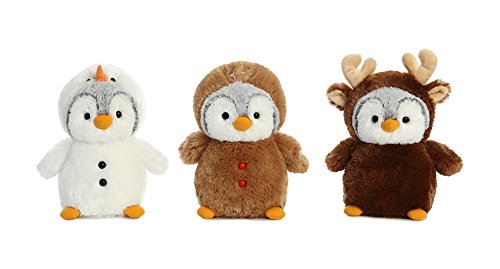 Aurora pom pom penguin wanna be holiday 3 pack