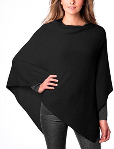 Celeste Ladies' Colorblock Cashmere Blend Travel Wrap Poncho